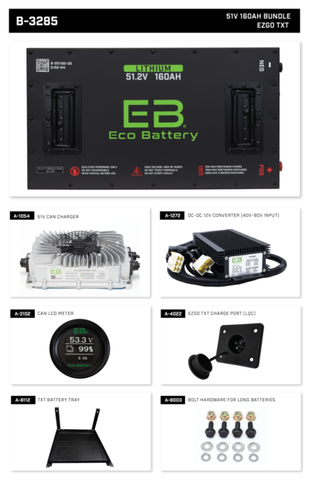 51V 160Ah EZGO TXT KIT